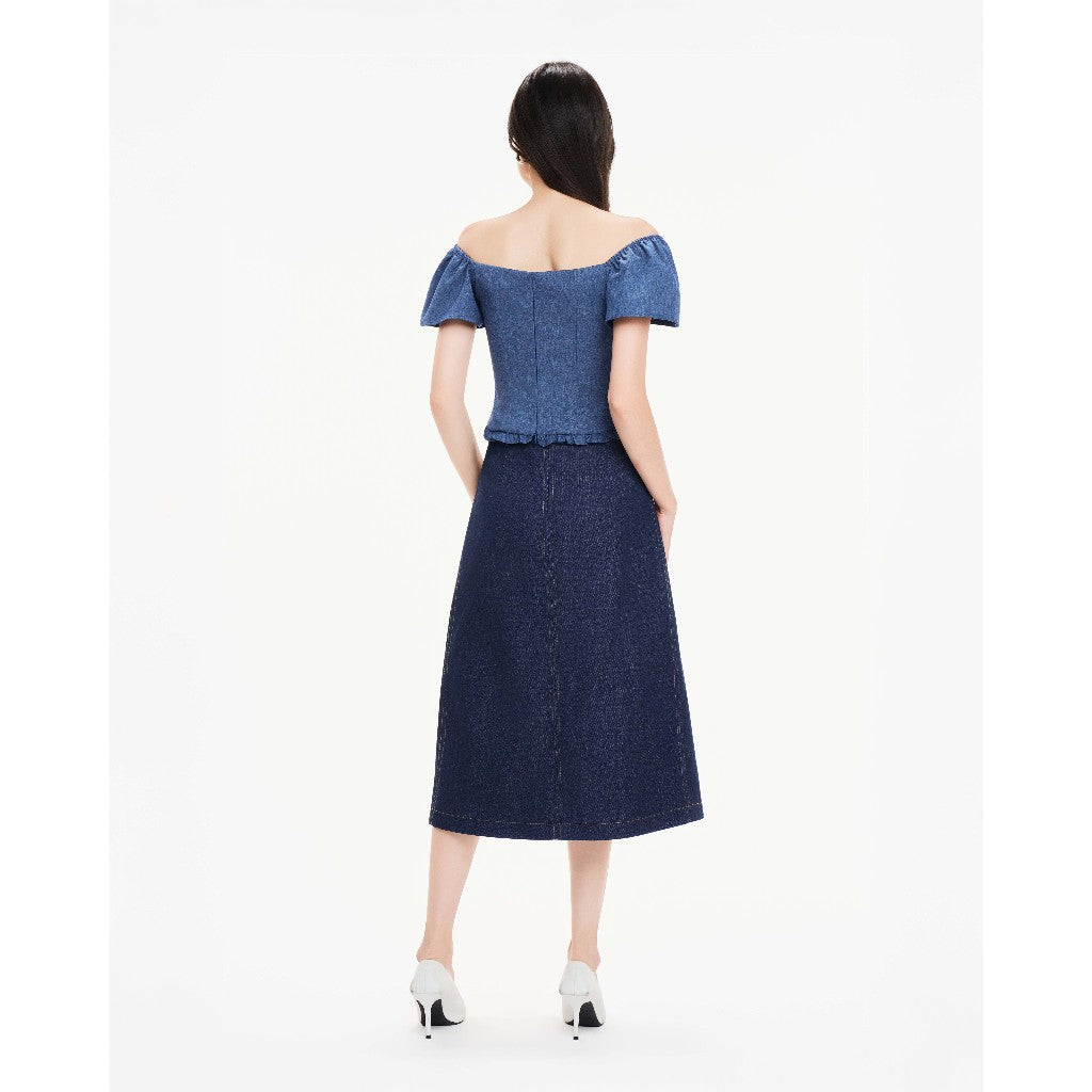 Erosie Bow-Button Blouse