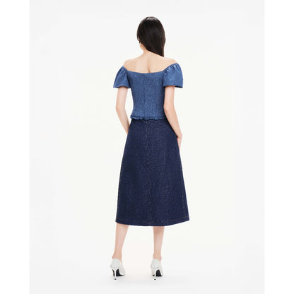 Erosie Bow-Button Blouse