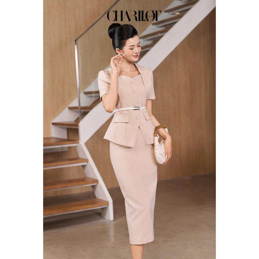 Square Neck Suit Set