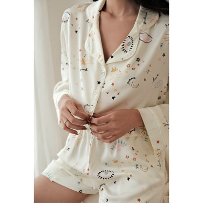 Starry Silk Pajama