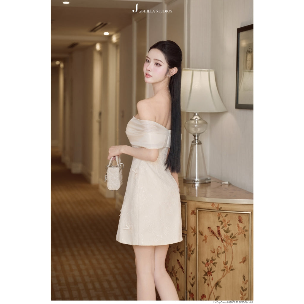 Joy Off-Shoulder Lace Dress