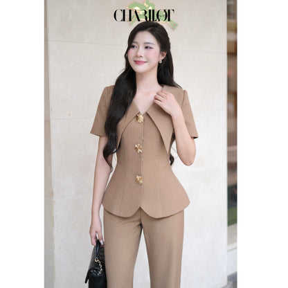 Mango Checked Office Set