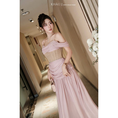 Pink Stone Party Dress