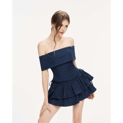 Azari Tiered Flare Skirt