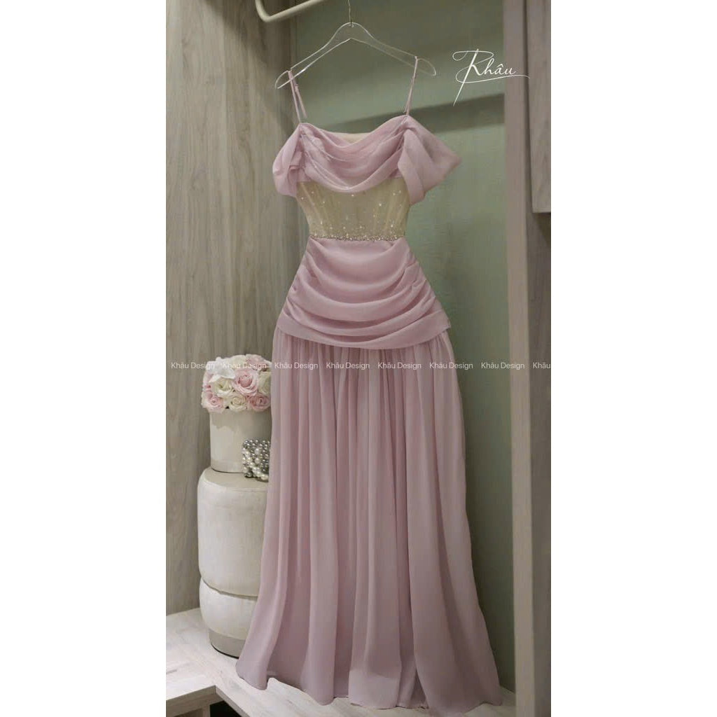 Pink Stone Party Dress