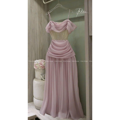 Pink Stone Party Dress
