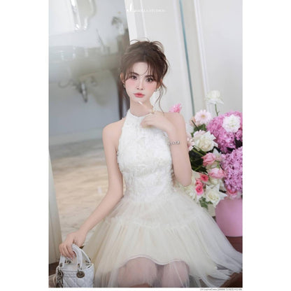 Sophie Lace Halter Dress