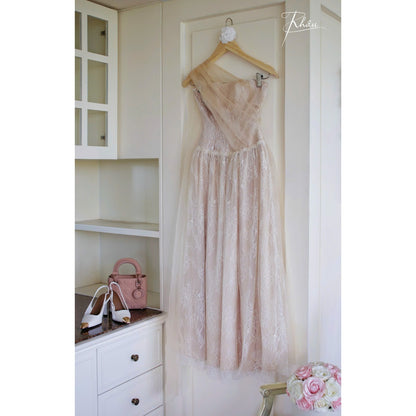 Nude Lace Gown