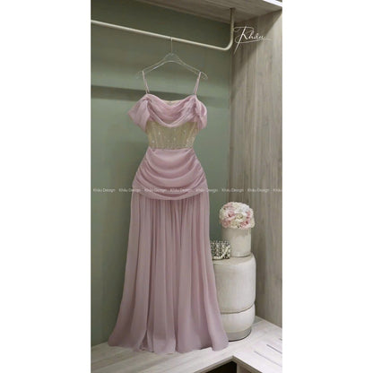 Pink Stone Party Dress