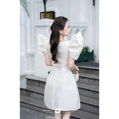 Shilla Cream Pattern Dress
