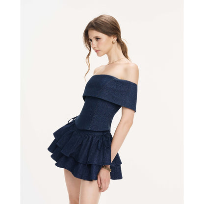 Azari Tiered Flare Skirt