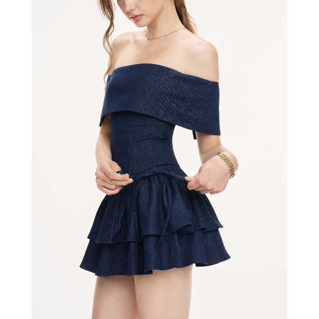 Azari Tiered Flare Skirt