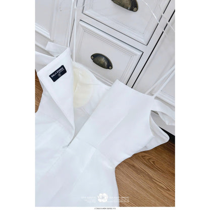 Shilla White Crystal Dress