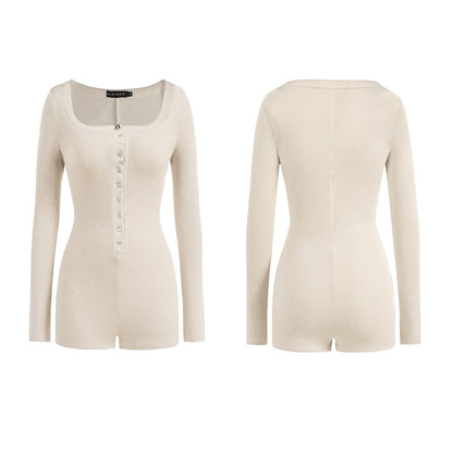 Beige cardigan shown from front and back on a white background