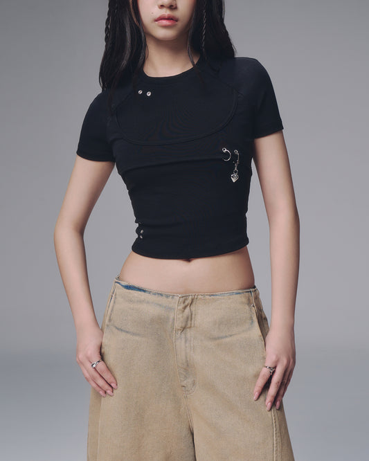 Bunnyhillconcept - Bunny Charm Baby Tee