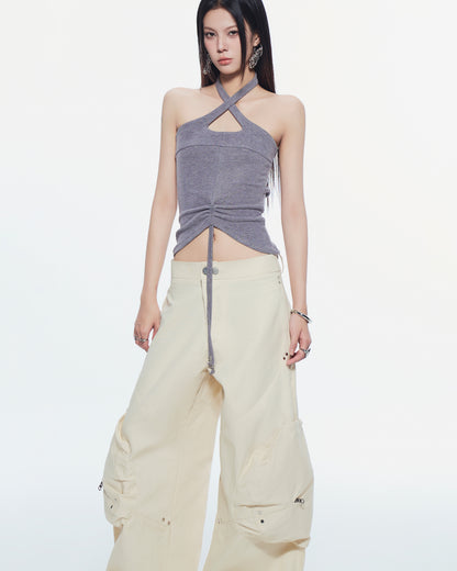 Grey Cherie Halter Top