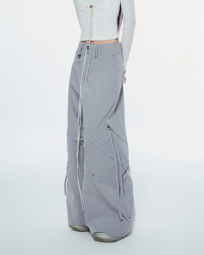Dewdrop Pants in Soft Grey by Bunnyhill Concep