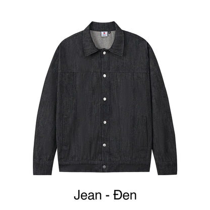 HIDDLE Men’s Classic Premium Denim Jacket