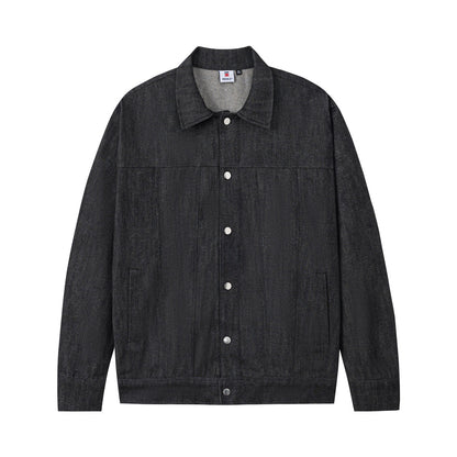 HIDDLE Men’s Classic Premium Denim Jacket