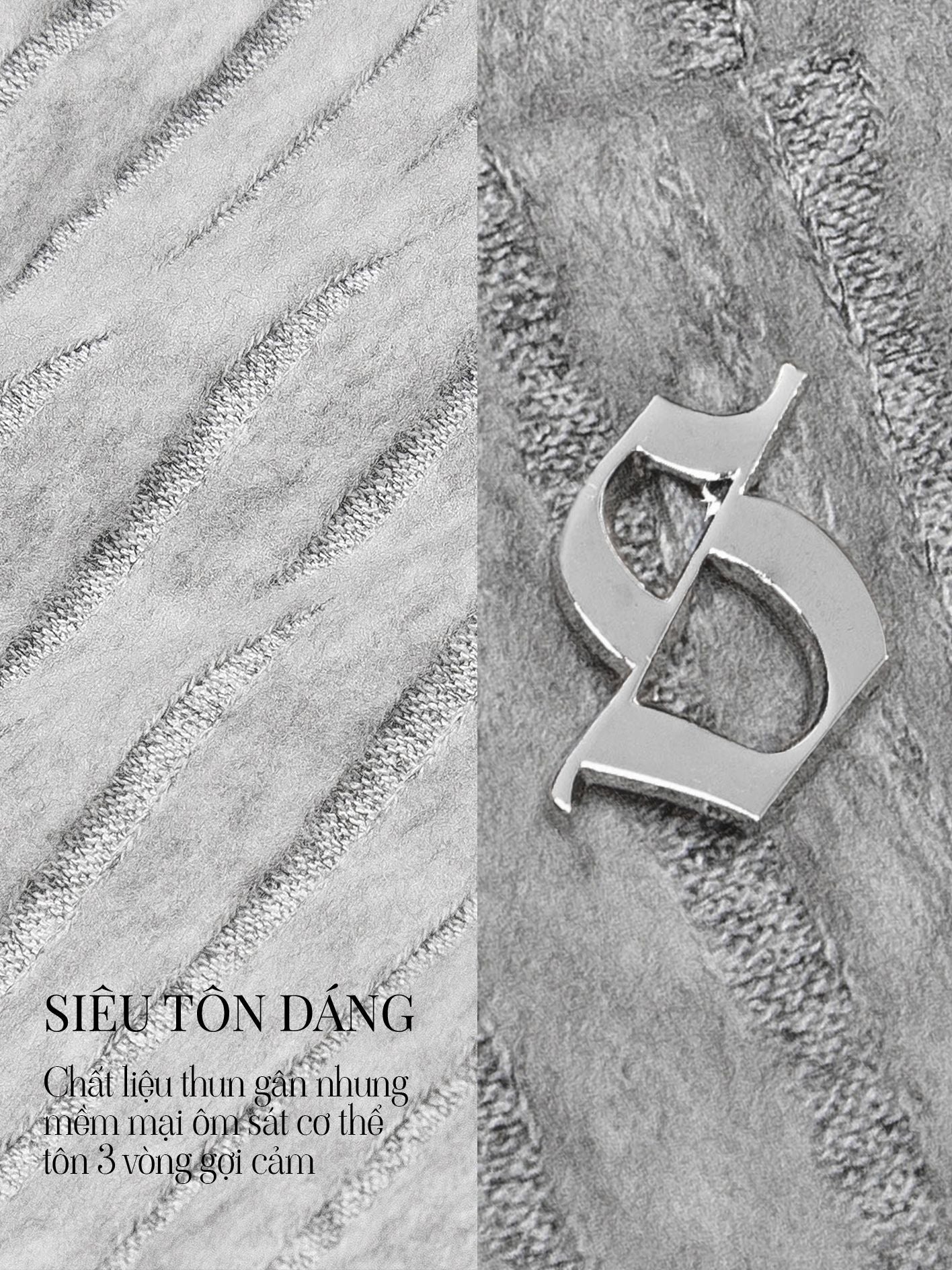 Silver ring with a unique design on a textured stone background