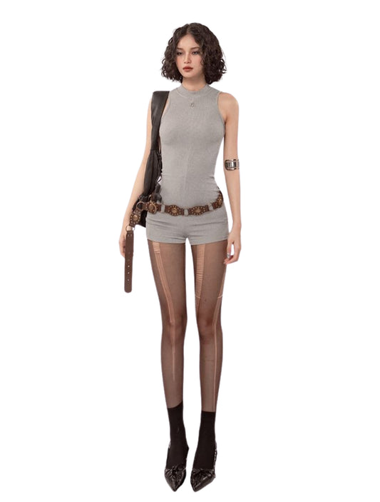 ide angle of Lucy sleeveless jumpsuit