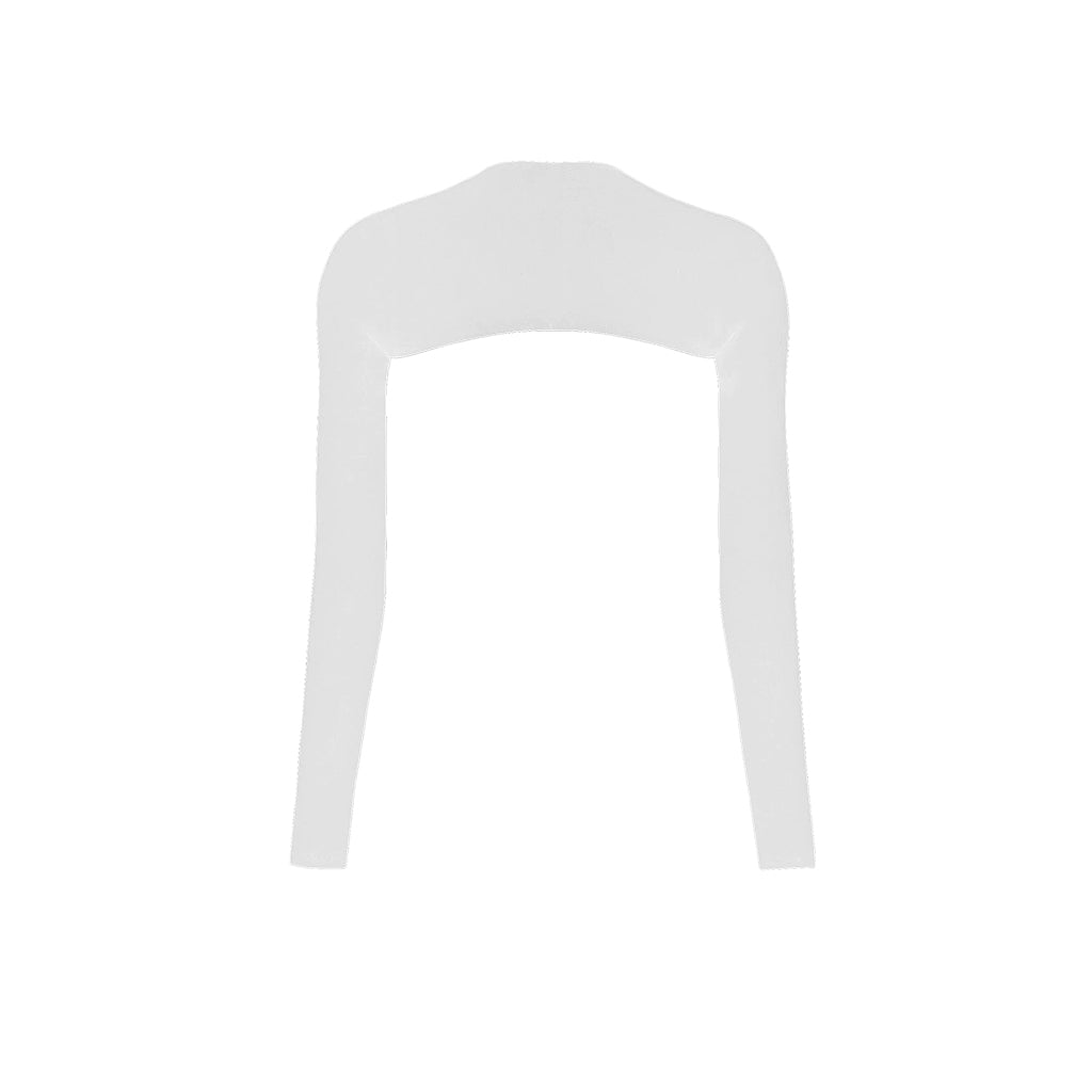 White chair on a white background