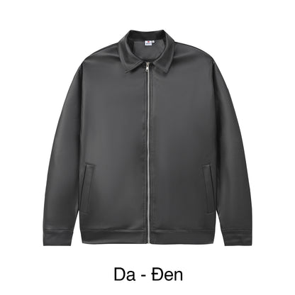 Dark gray jacket on a white background