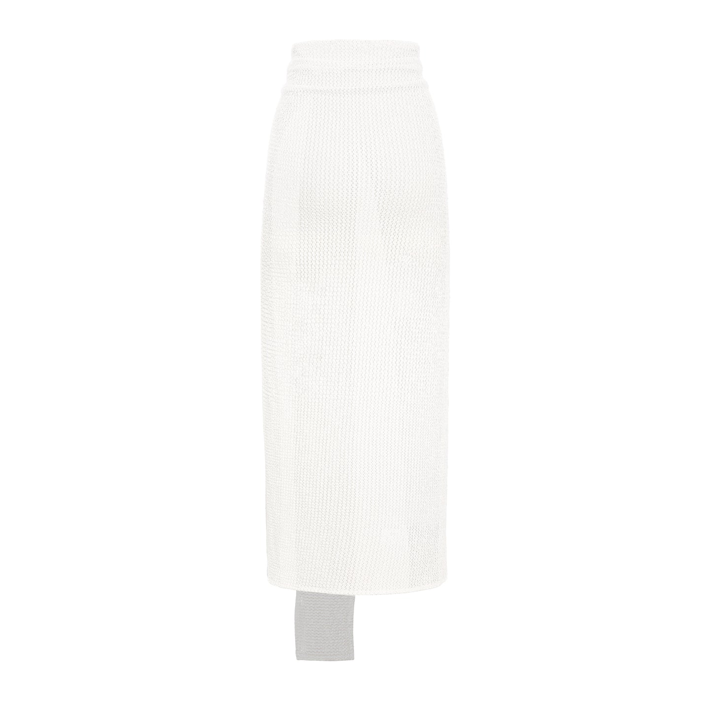 SISTERS - Peach Mesh Wrap Skirt
