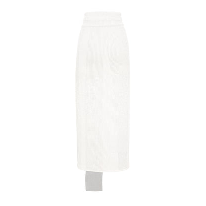 SISTERS - Peach Mesh Wrap Skirt