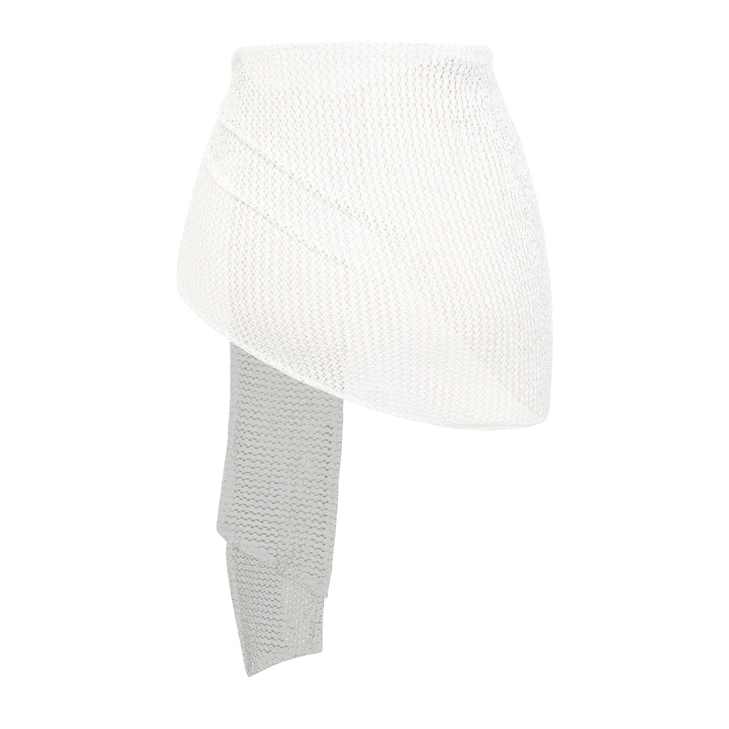 SISTERS - Peach Mesh Wrap Skirt