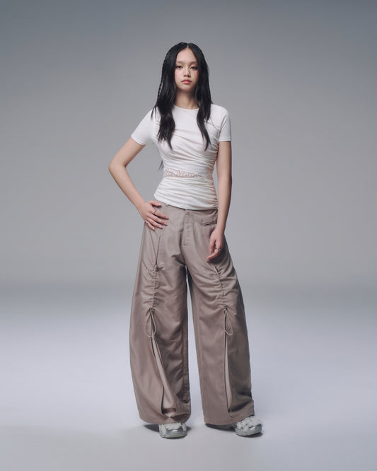 Korean-inspired lace blouse – side angle