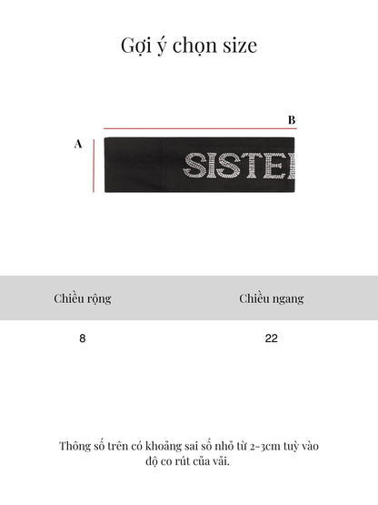SISTERS - Rhinestone Headband