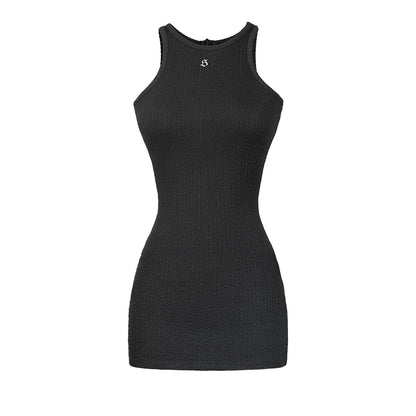 Black tank top on a white background