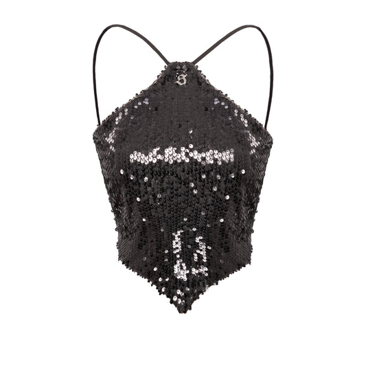 SISTERS - Sibel Sequin Skirt Set (Top)