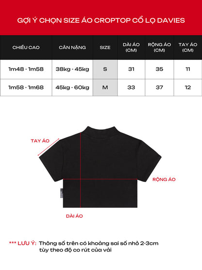 DSS High Neck Croptop Original Tee