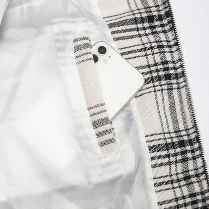 Flannel Hooded Jacket