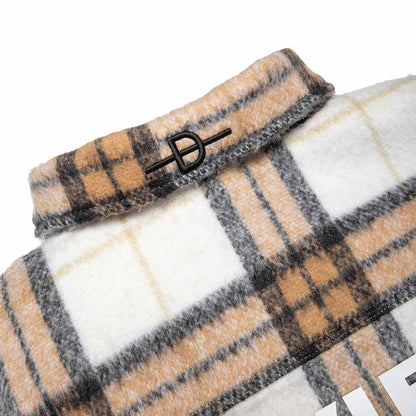 Flannel Button-Up Boxy Jacket