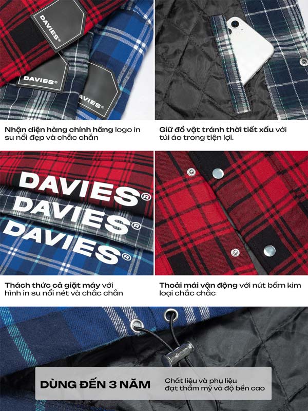 Flannel 4-Pockets Jacket