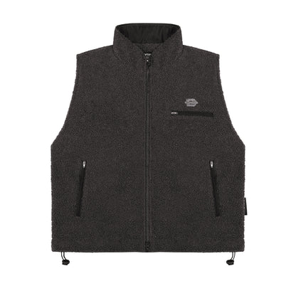 Fleece Zip-Up Vest Jacket