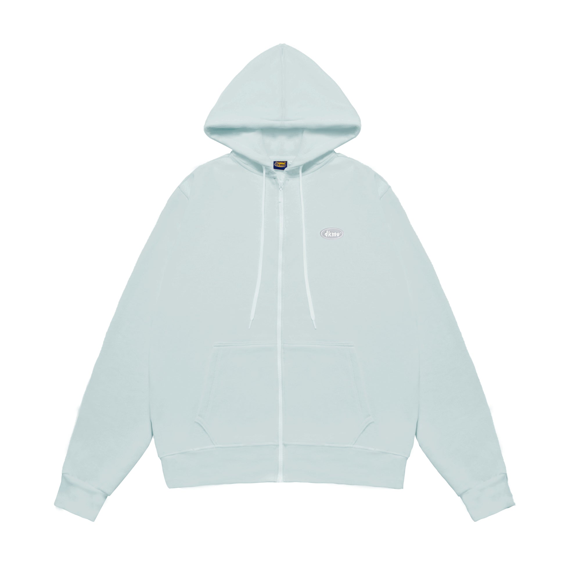 Light blue hoodie on a white background