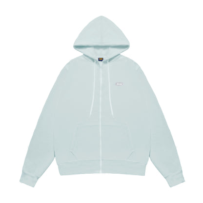 Light blue hoodie on a white background