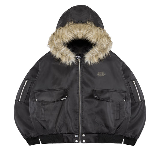 Hunter Hooded Bomber Jacket