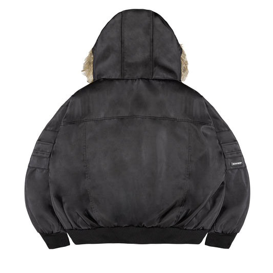 Hunter Hooded Bomber Jacket