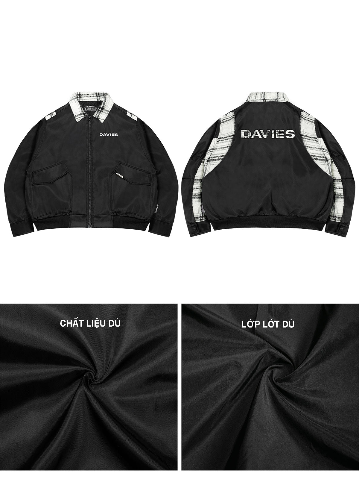 lannel Type Logo Jacket
