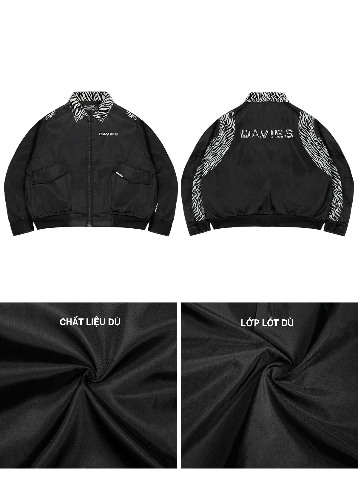 lannel Type Logo Jacket