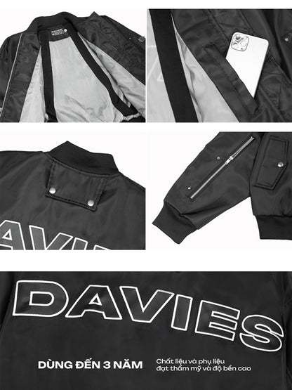 Metallic Bomber Jacket