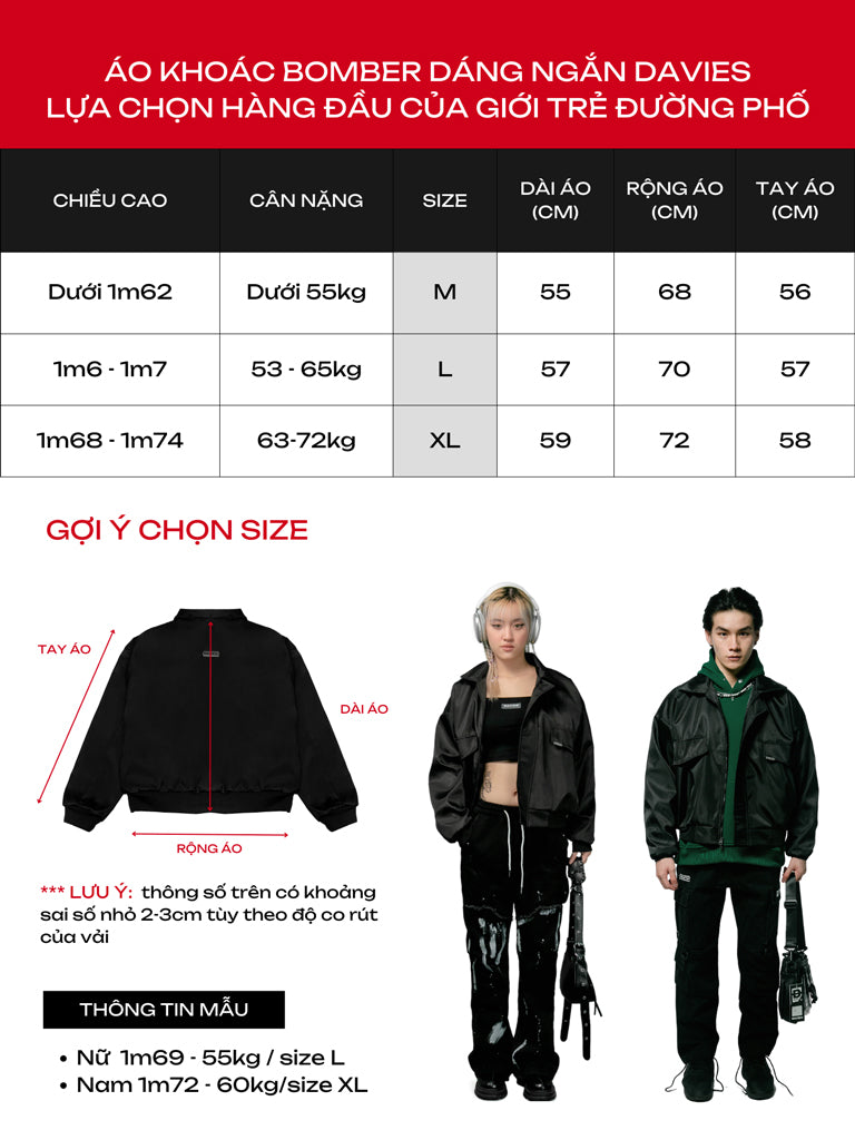 Crop Classy Bomber Jacket