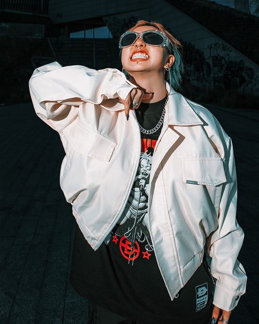 Crop Classy Bomber Jacket