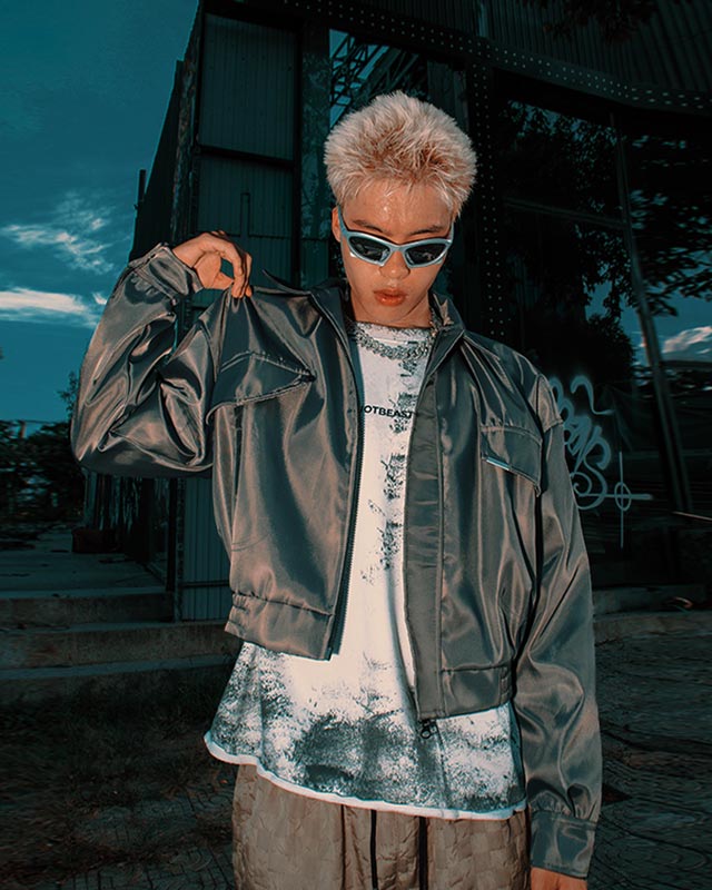 Crop Classy Bomber Jacket