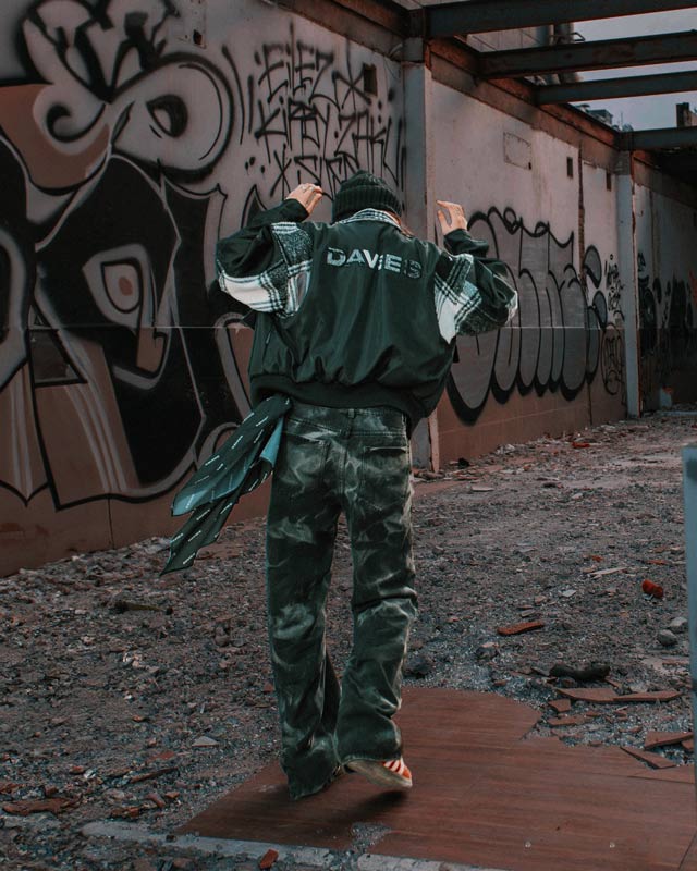 lannel Type Logo Jacket